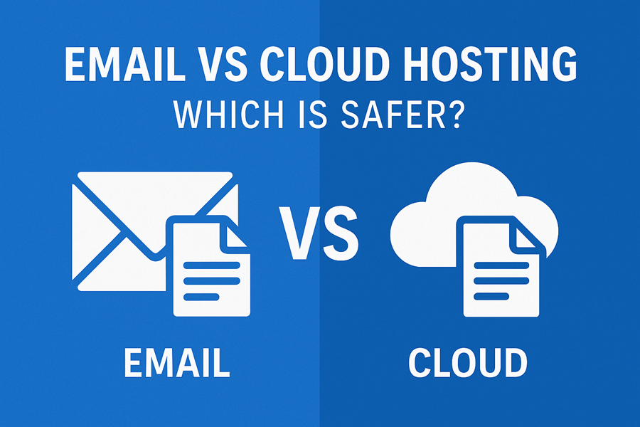 How to Send Files Privately: Email vs Cloud Hosting