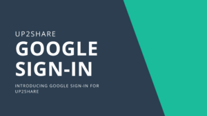 google signin for up2share